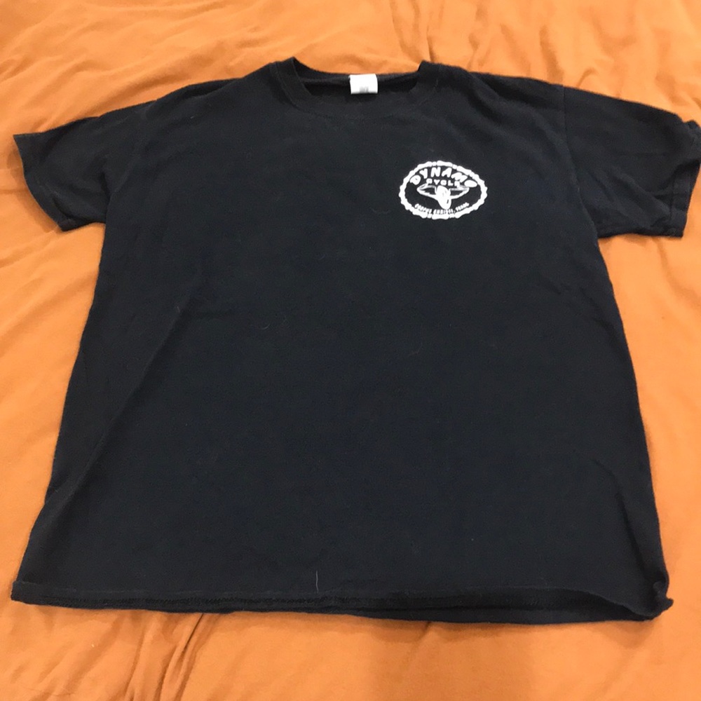 Gildan cotton black t shirt